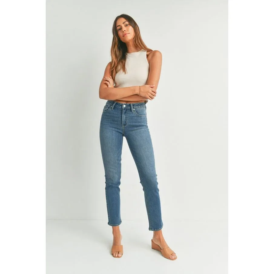 Just USA Mid Rise Slim Straight