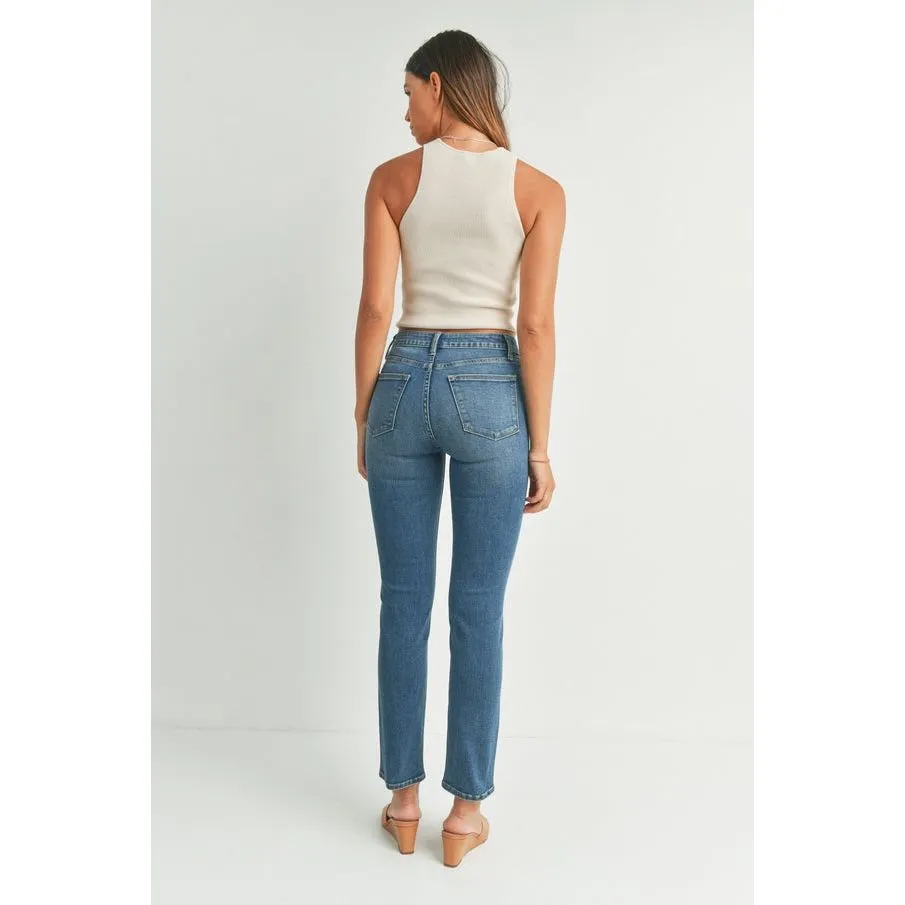 Just USA Mid Rise Slim Straight