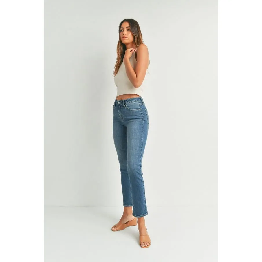 Just USA Mid Rise Slim Straight