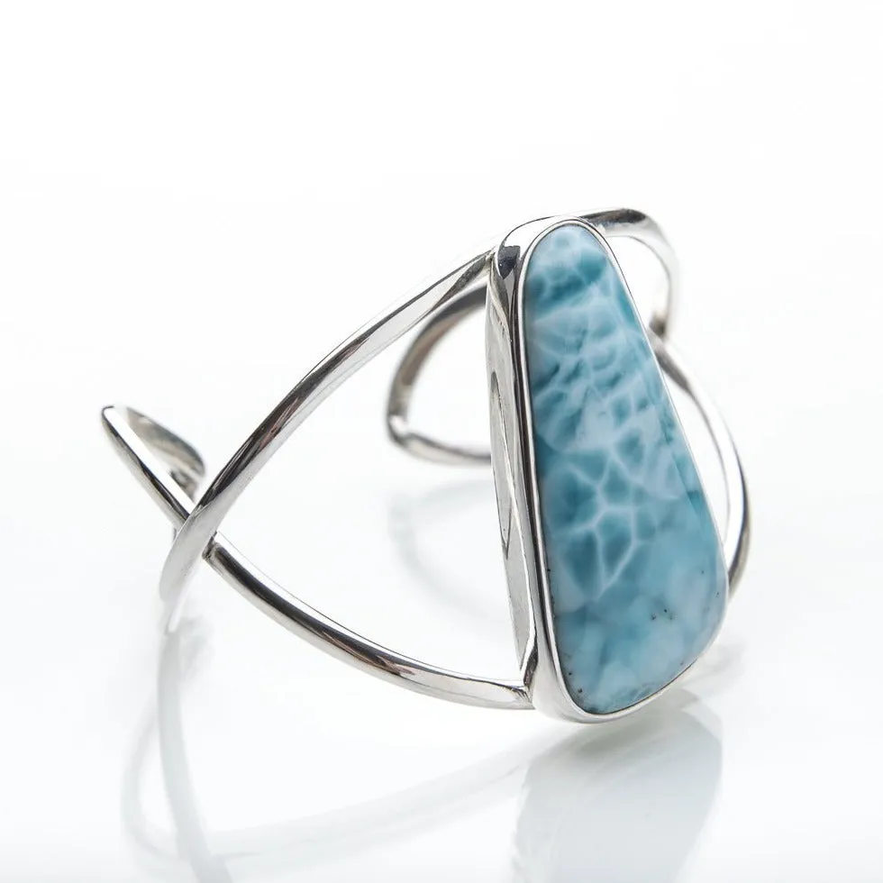 Larimar Cuff Bracelet Mishti