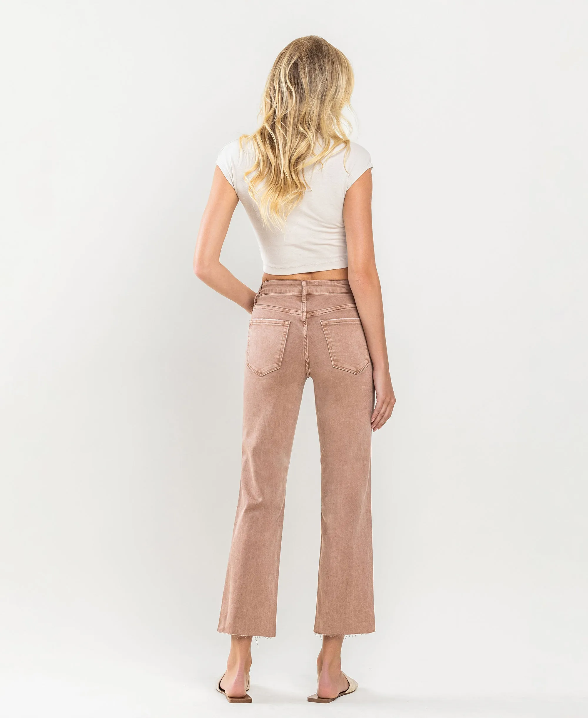 Leading - Mid Rise Straight Jeans