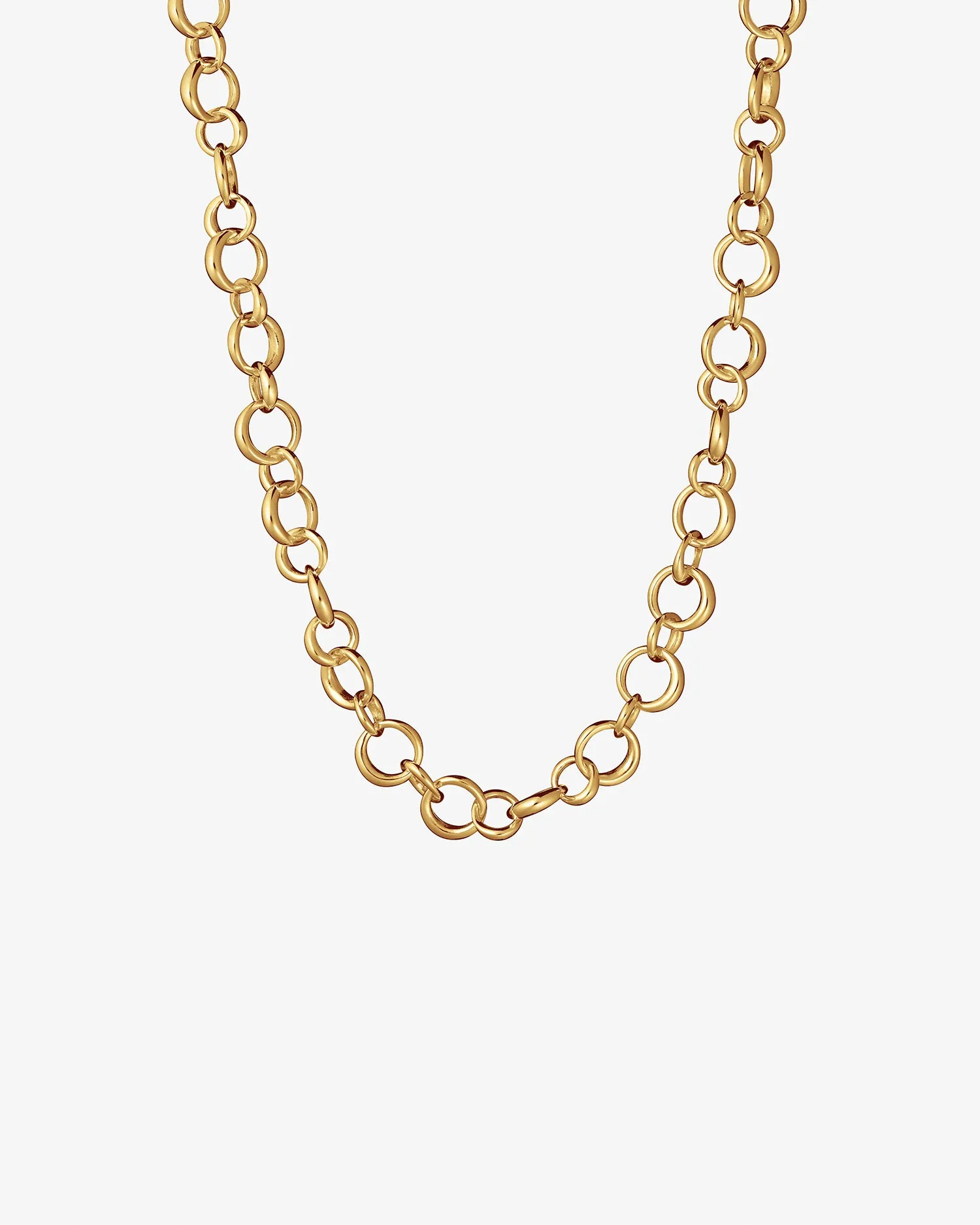 Les Amis drop chain necklace gold