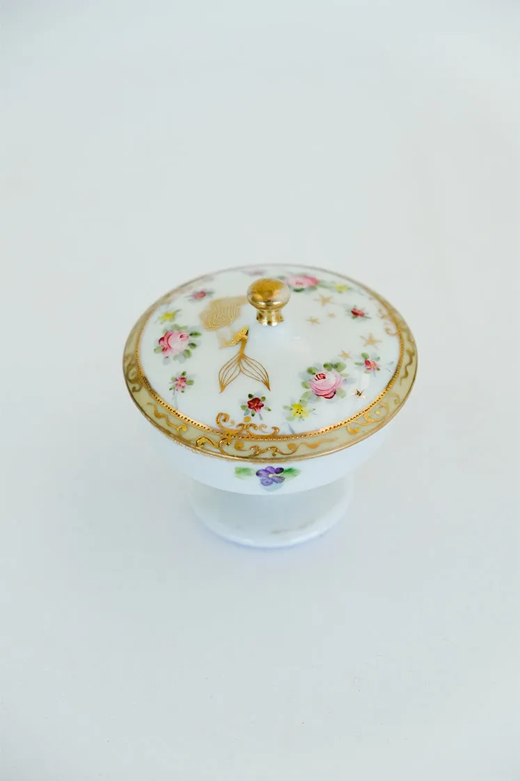 Lidded Jewelry Trinket Dish