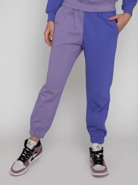 Lilac   Very Peri Split Joggers