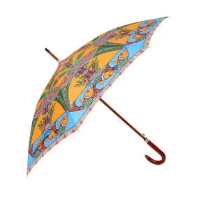 Madhubani Digital Printed Umbrella (Straight)