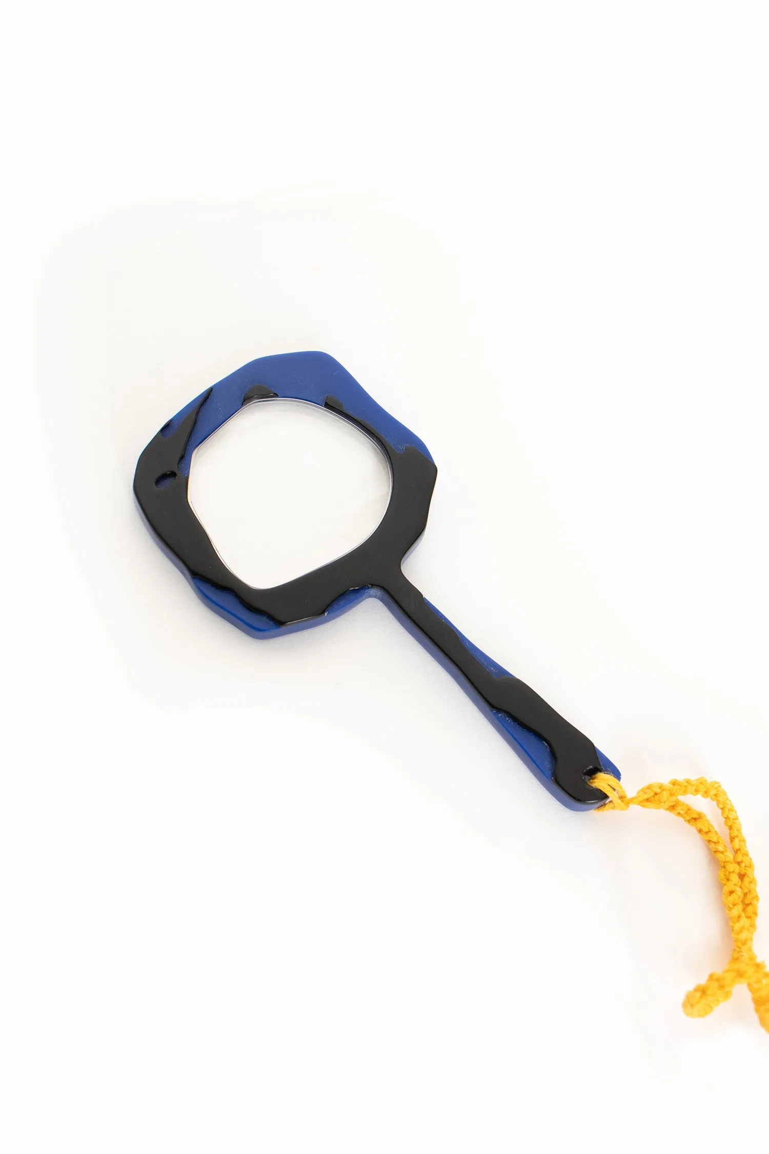 Magnifying Glass Pendant Black/Blue/Yellow