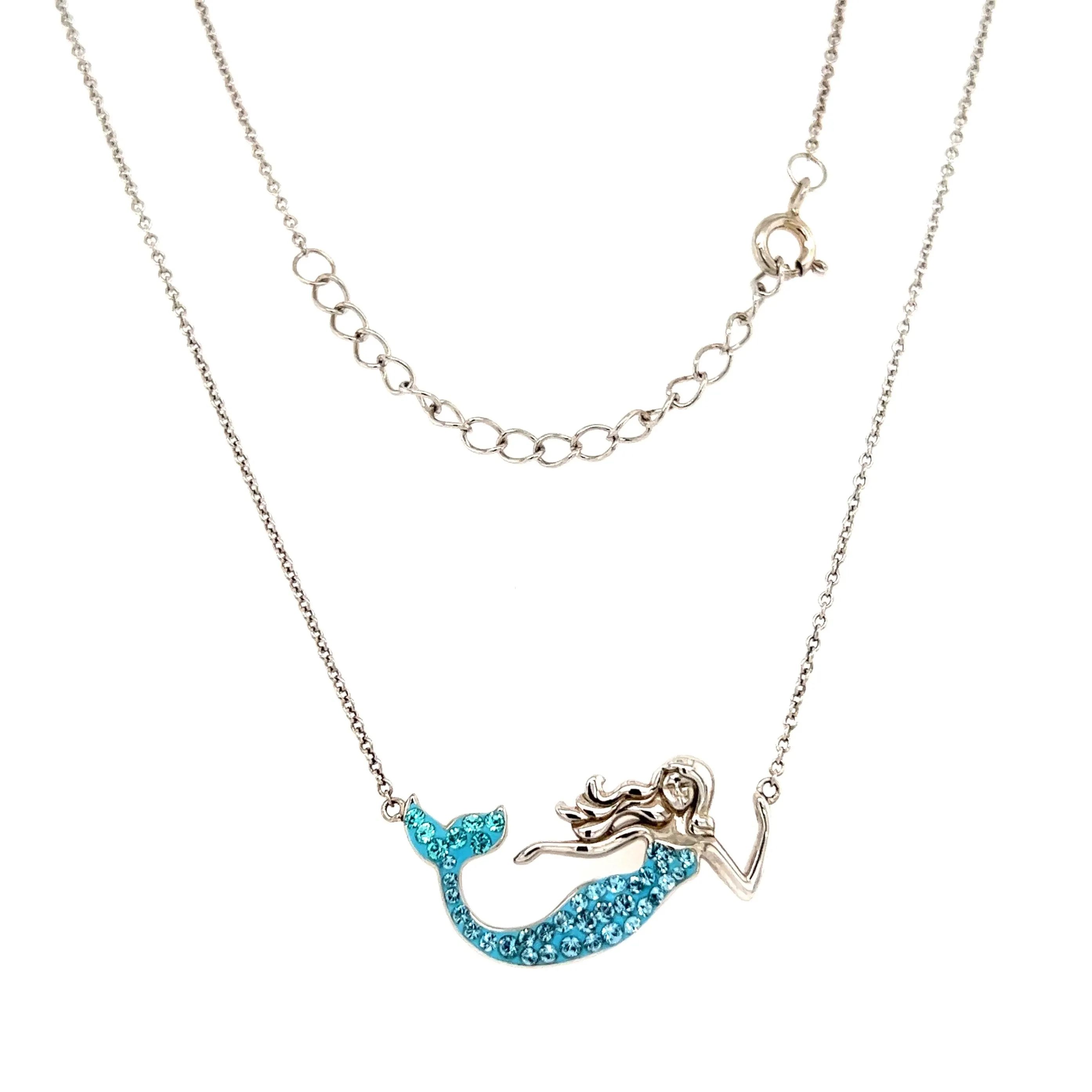 Mermaid Necklace in Sterling Silver