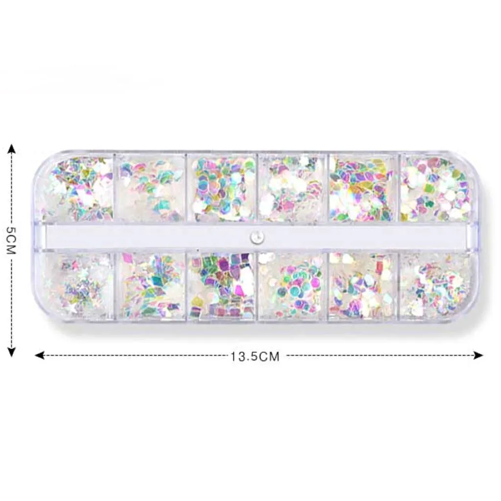 Mermaid Sequins 3D Holographic Flakes Tray