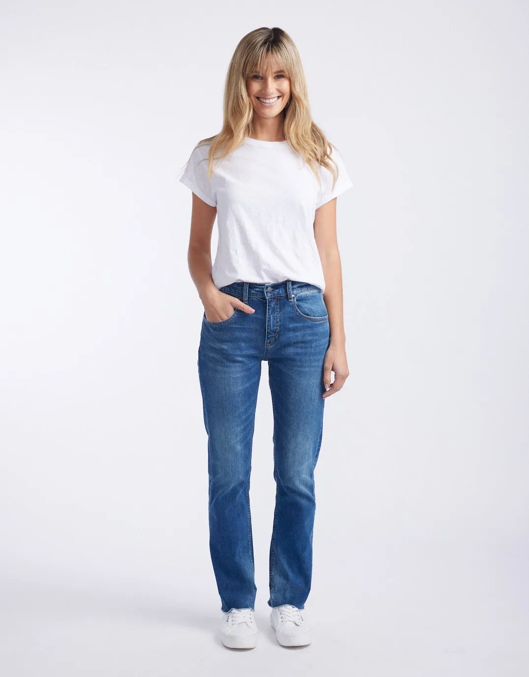 Mila Straight Leg Jean - Dark Wash