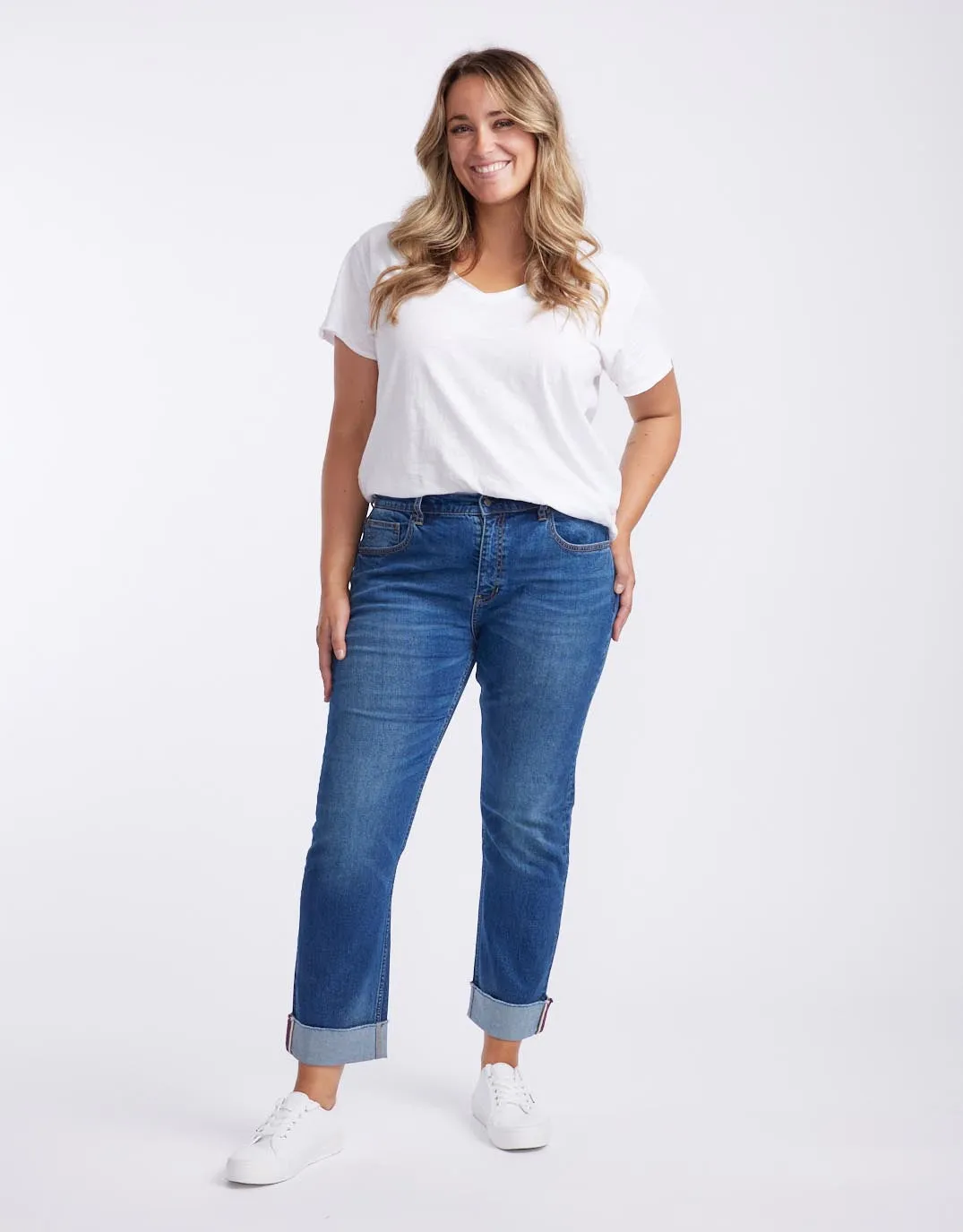 Mila Straight Leg Jean - Dark Wash