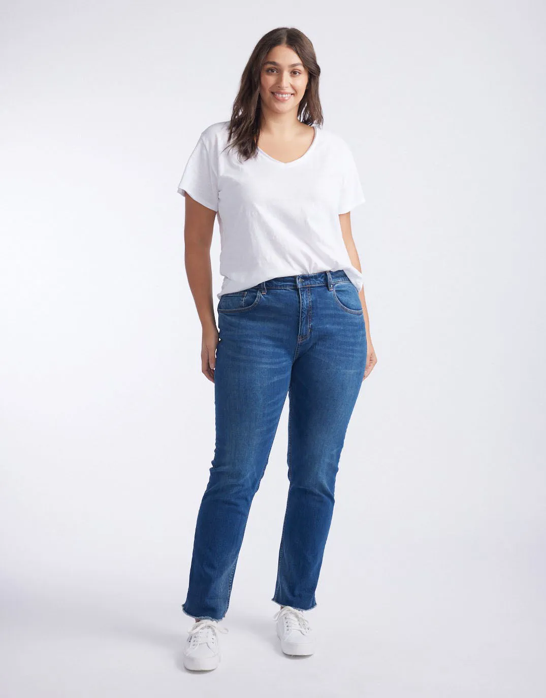 Mila Straight Leg Jean - Dark Wash