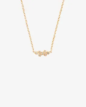 Milky Way drop necklace gold