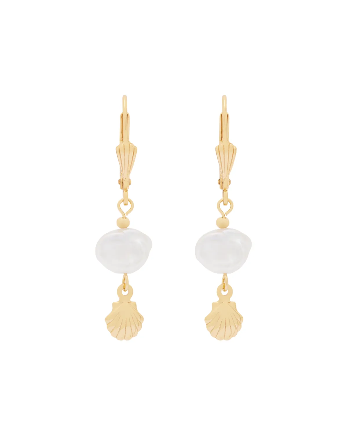 Moana Shell Pearl Earrings