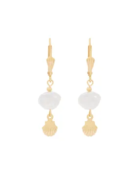 Moana Shell Pearl Earrings