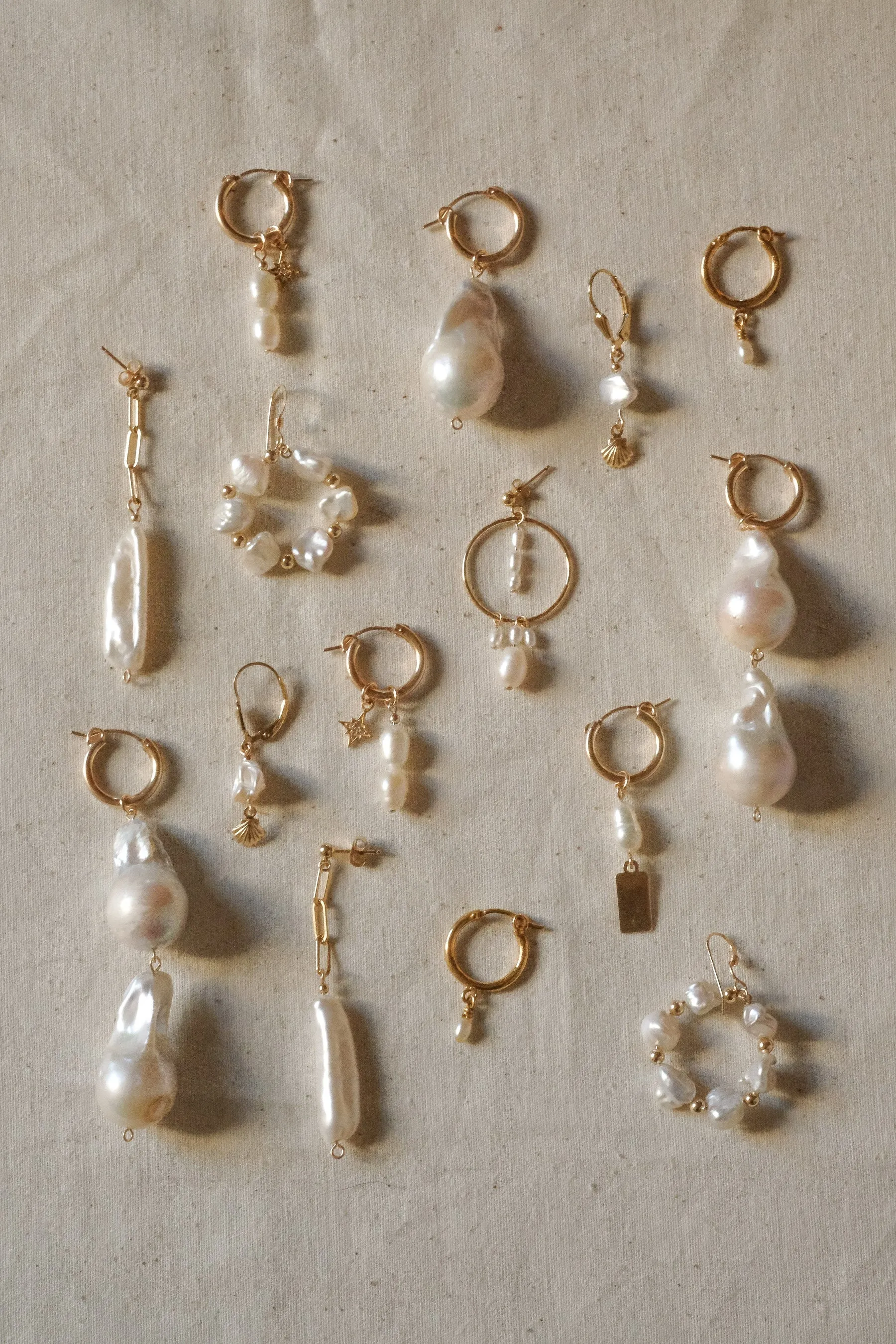 Moana Shell Pearl Earrings