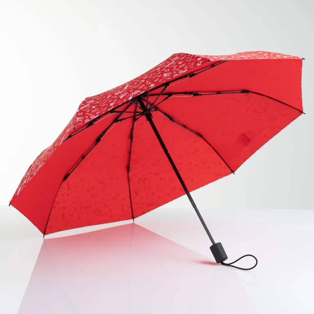 Moomin In The Garden Manual Umbrella Red - Lasessor