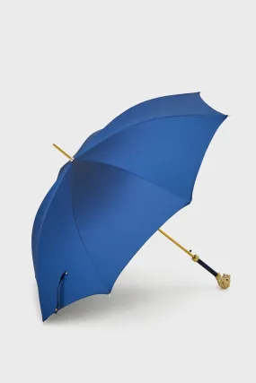 Pasotti Blue/Gold Lion Umbrella