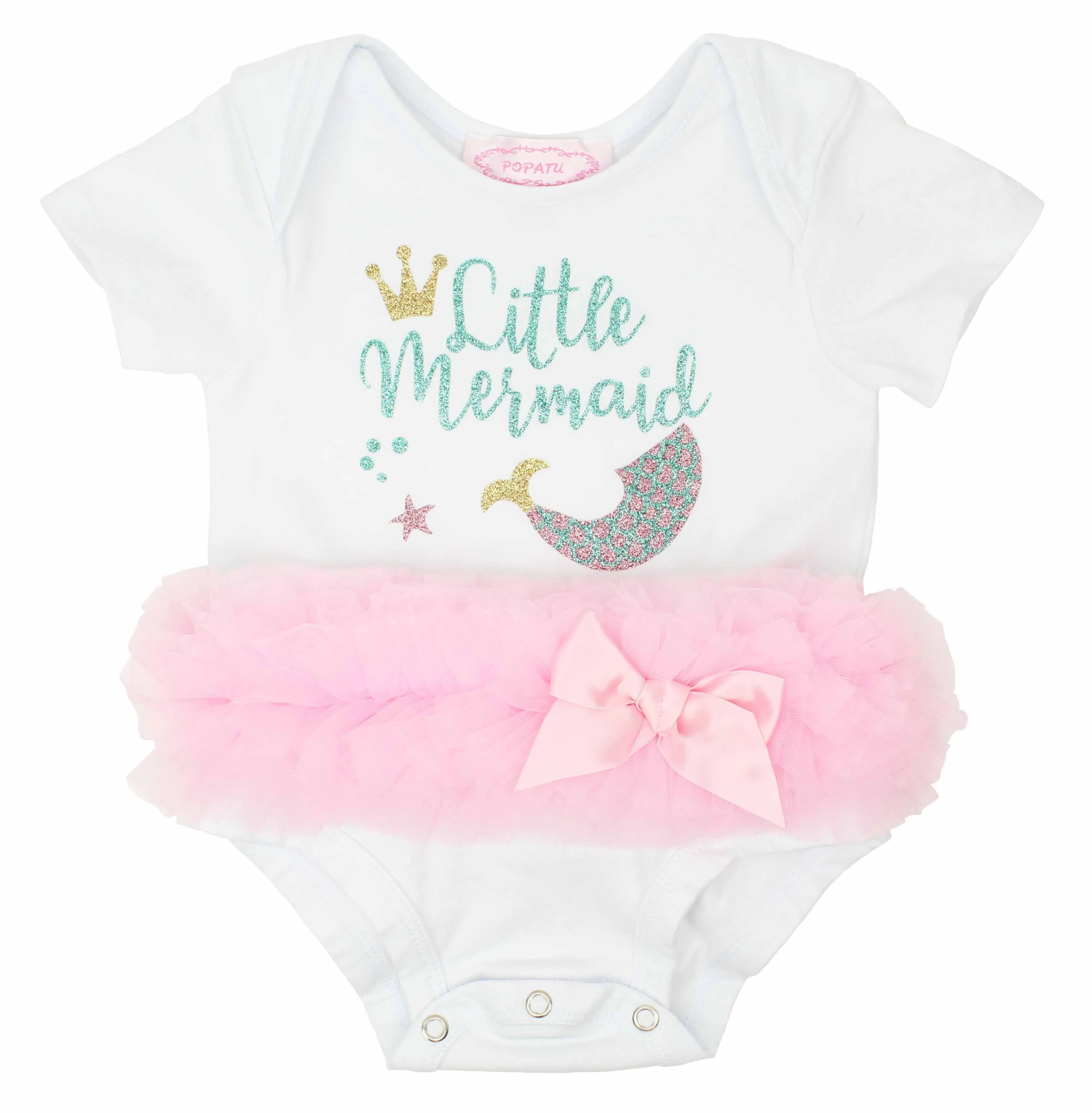 Popatu Baby Tutu Bodysuit Little Mermaid