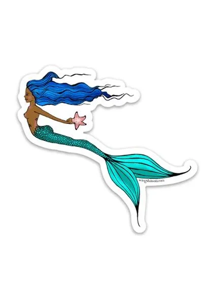 Seastar Mermaid Sticker