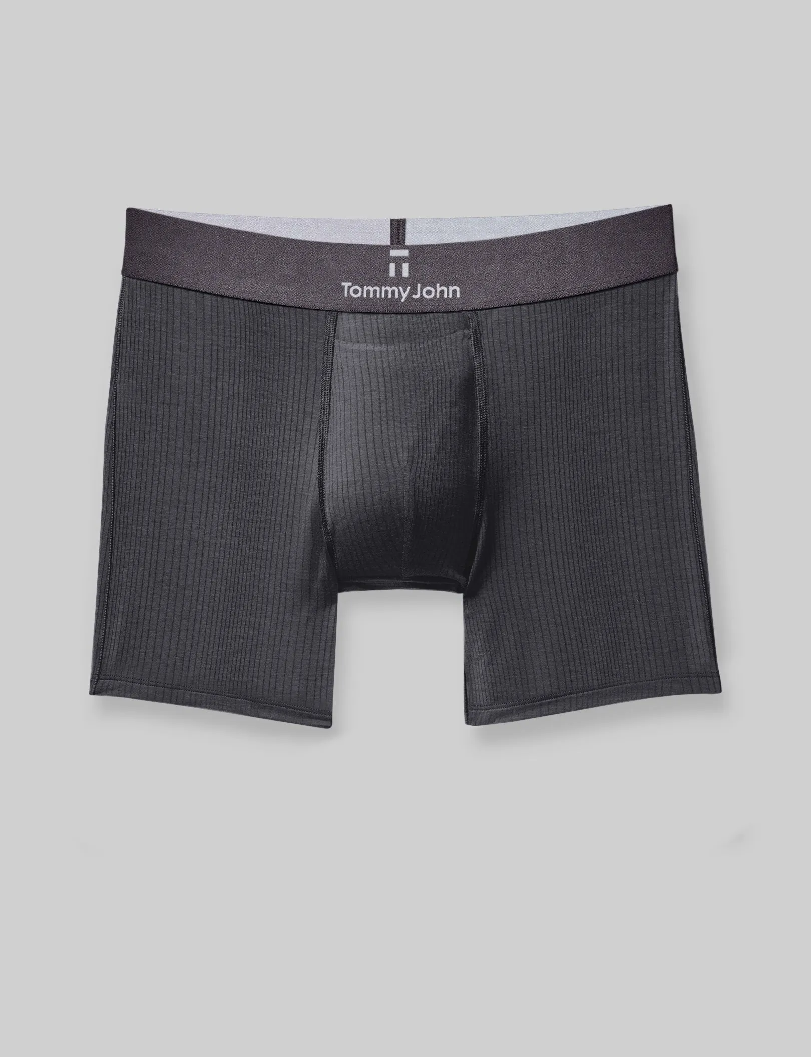 Second Skin Luxe Rib Mid-Length Boxer Brief 6"