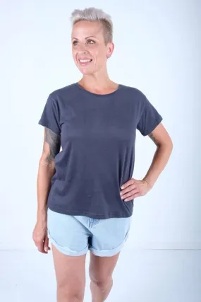 Silent Theory Tee Polly Navy (Two For $50!)