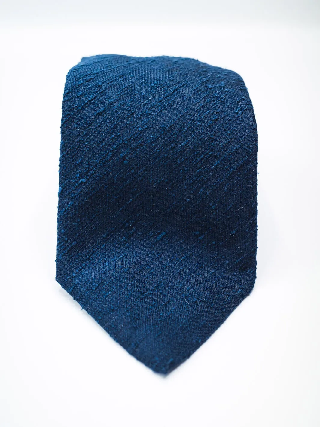 Silk Shantung Tie - Cobalt Blue