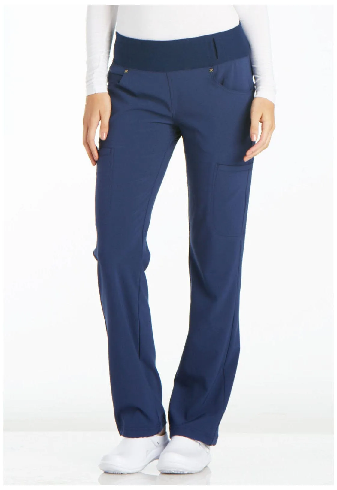 St George's iFlex PETITE Pull-on Scrub Pant Navy - Inseam 28.5" (72cm) STG-CK002PNAV