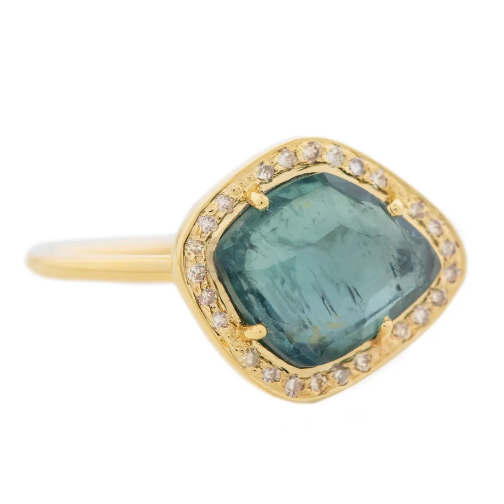 Stella Soft Blue Tourmaline Ring