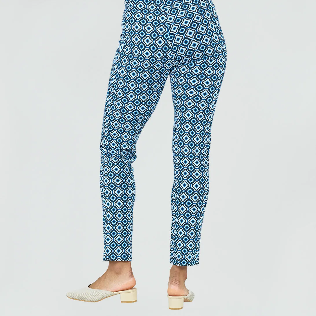 Straight Leg Pant - Tile Print - Final Sale!