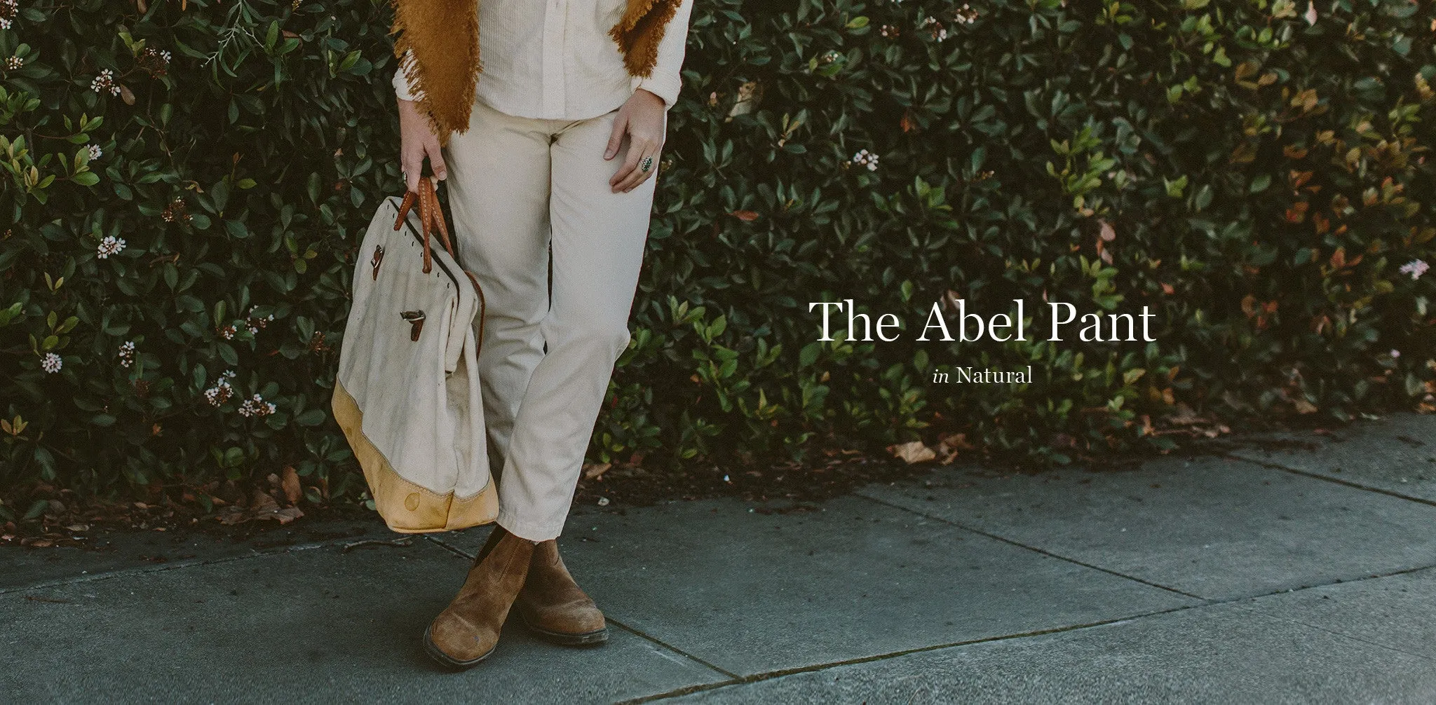 The Abel Pant in Natural