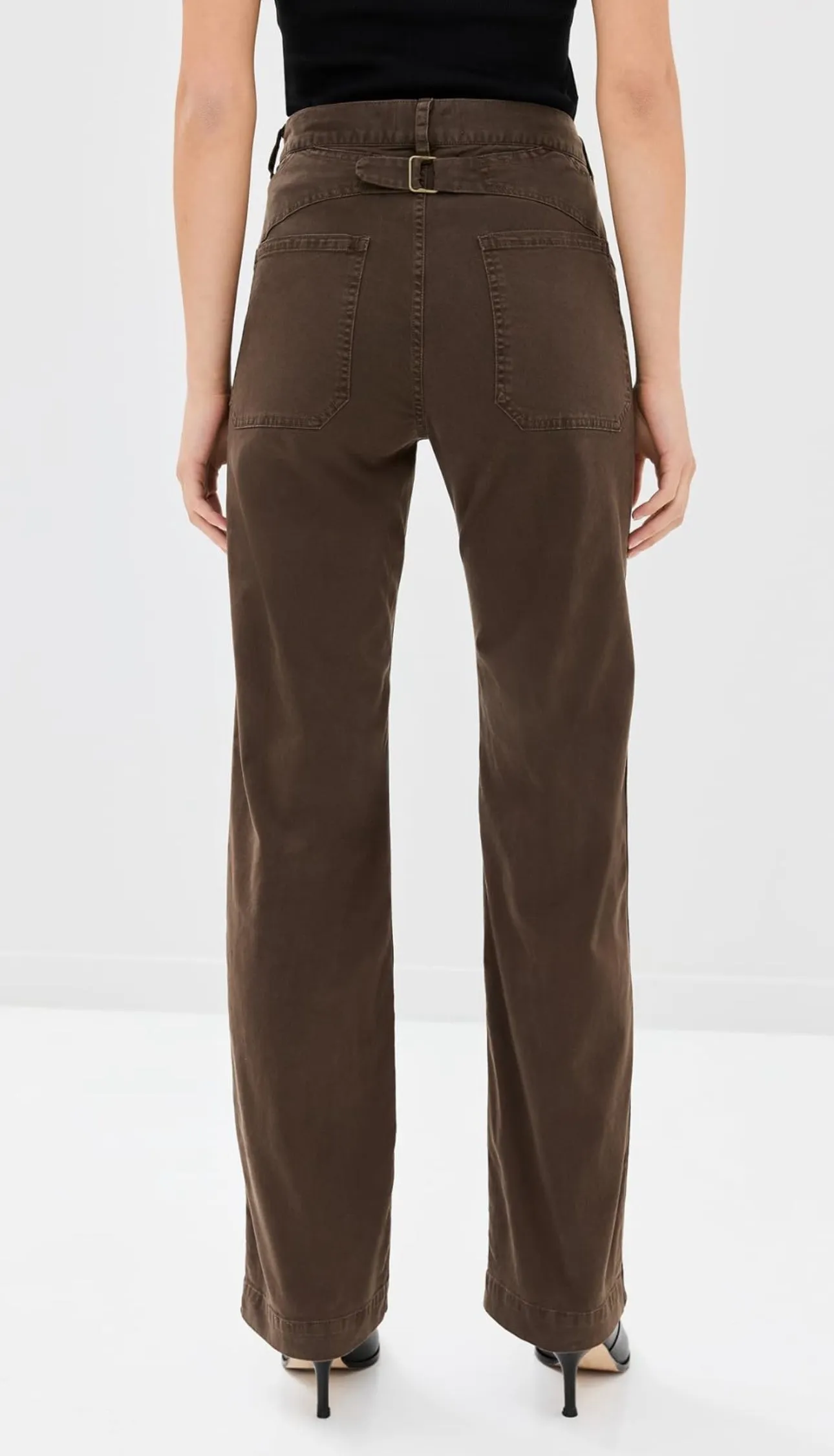 Tibault Twill Pant in Wood