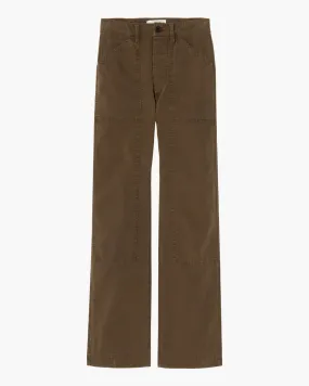 Tibault Twill Pant in Wood