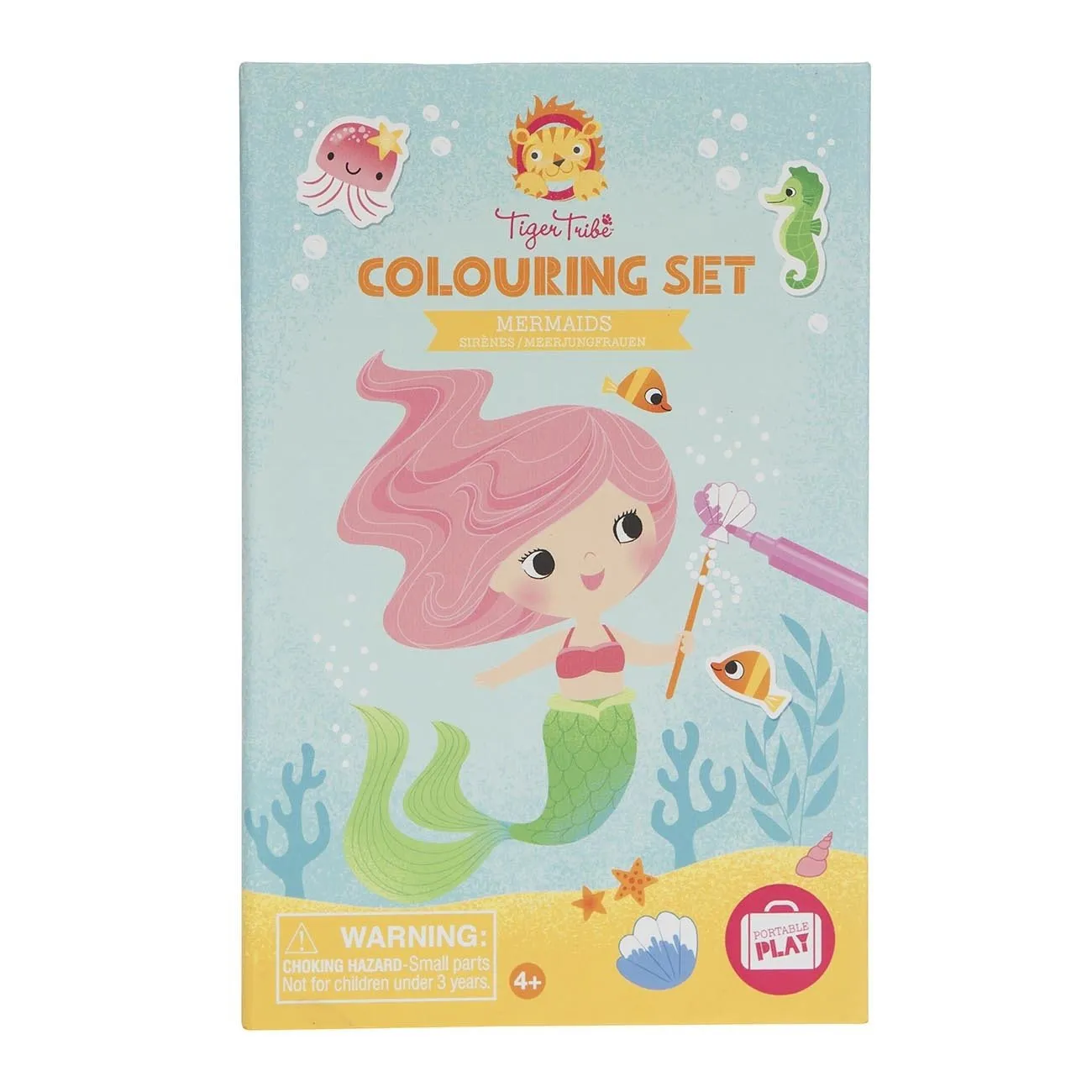 Tiger Tribe | Mermaid Colouring Set