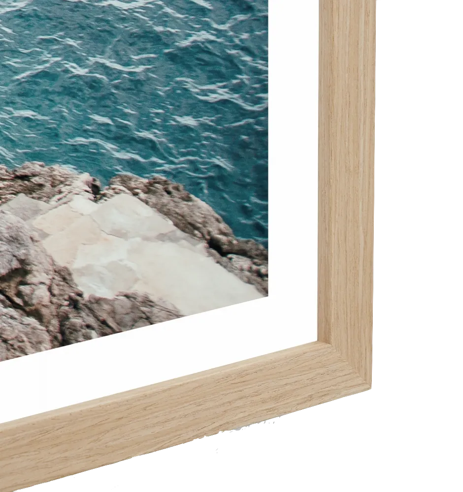 Umbrella Cove Framed Print