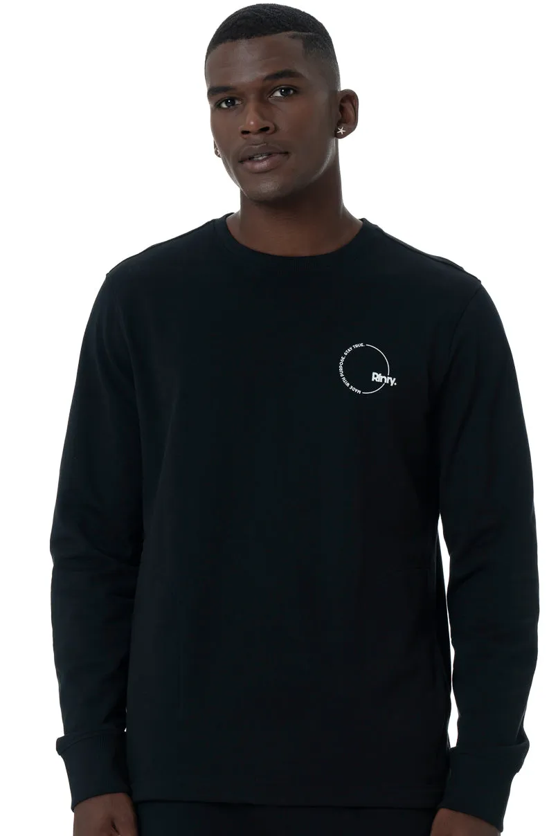 Utility Sweat Top _ 146306 _ Black